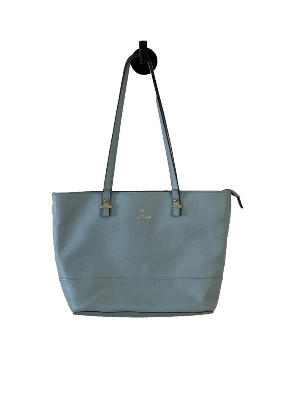 Nanetta Lepore  Faux Leather Tote Bag Handbag light blue